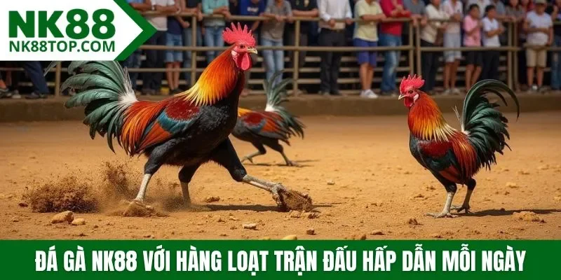 Đá Gà NK88 với hàng loạt trận đấu hấp dẫn mỗi ngày